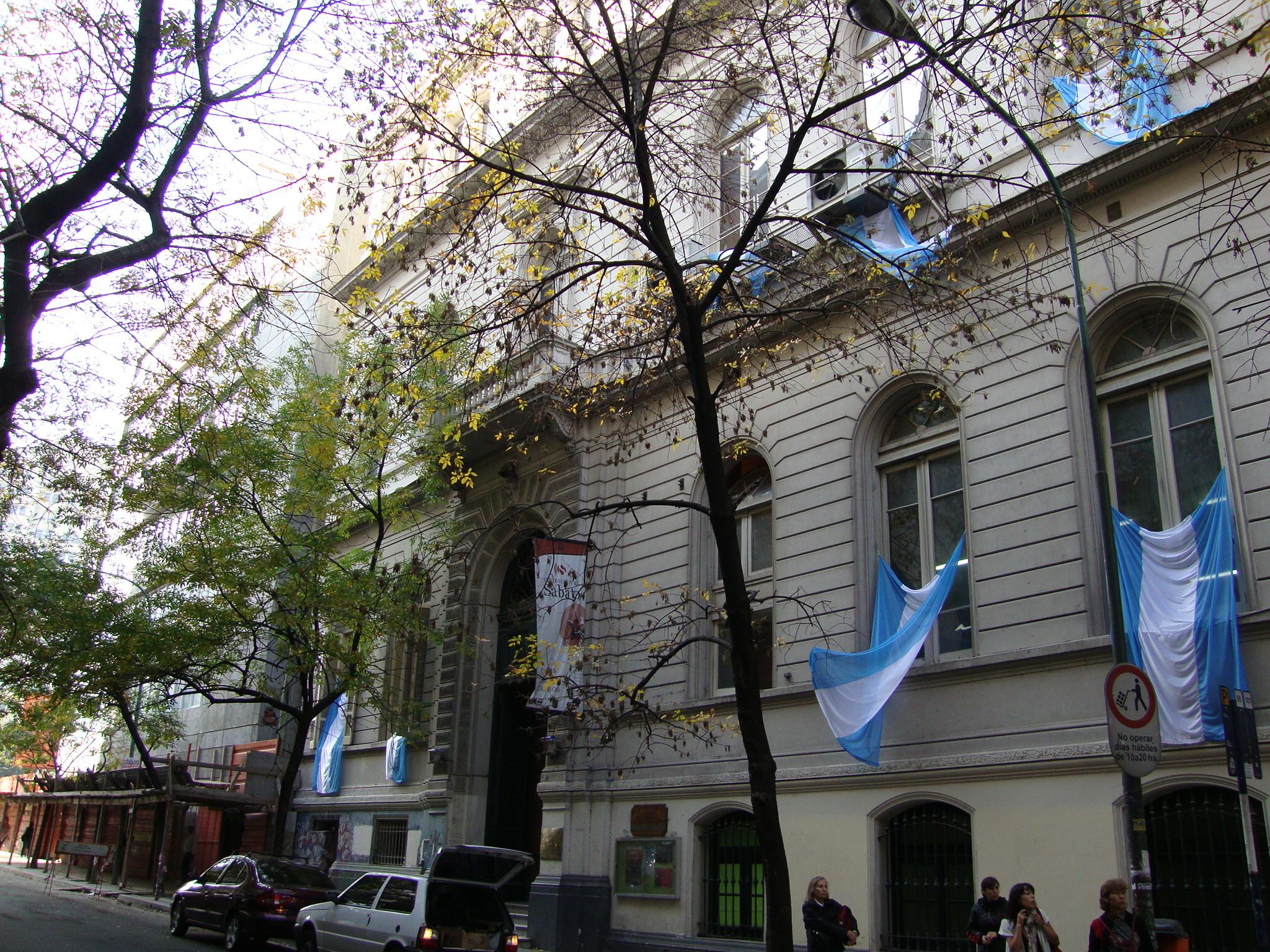 The Ernesto Sábato Cultural Center, Uriburu 763, Buenos Aires. An annex of the University of Buenos Aires School of Economics, it includes the Museum of Foreign Debt.